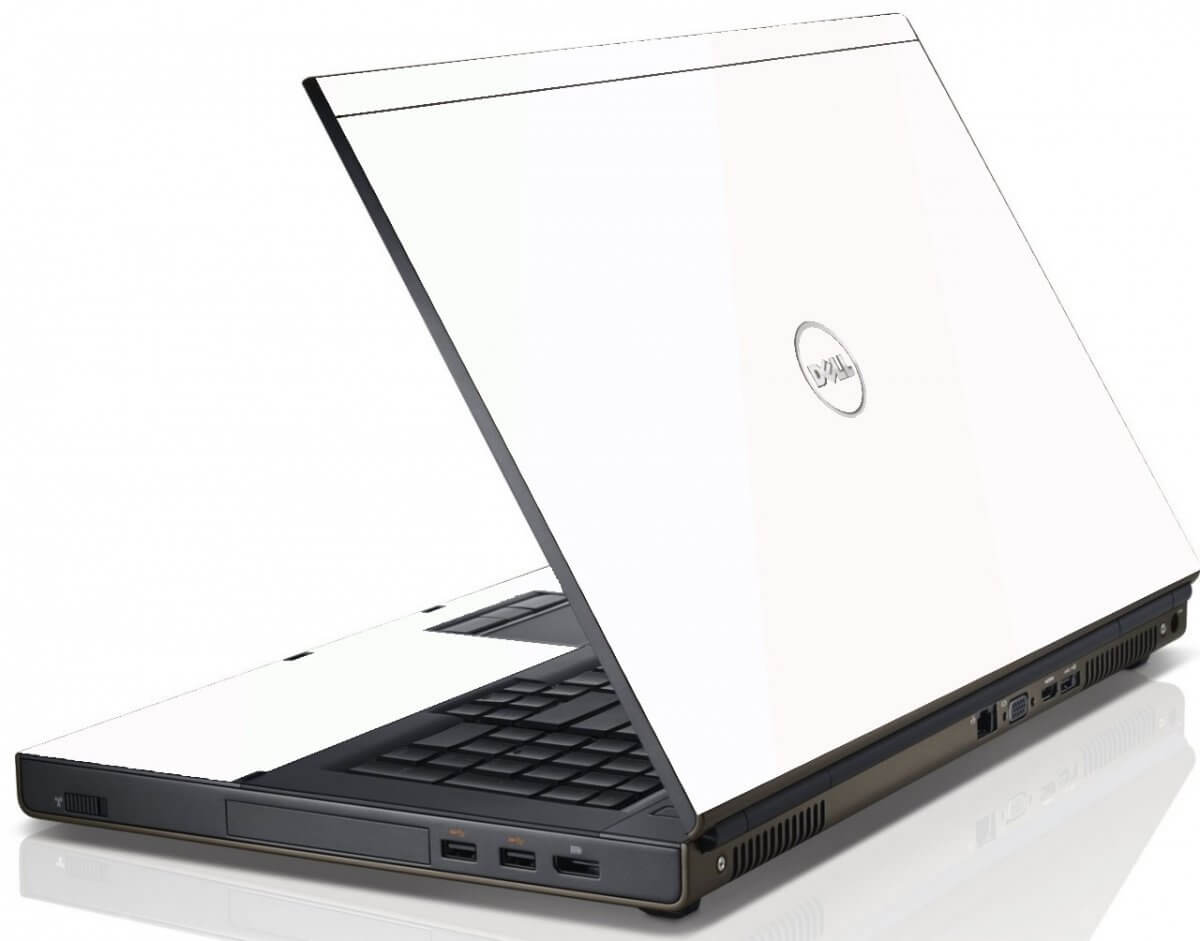 White Dell M4600 Laptop Skin