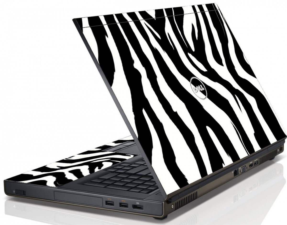 Zebra Dell M6600 Laptop Skin