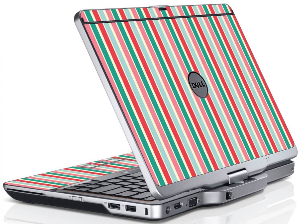 Gum Stripes Dell XT3 Laptop Skin