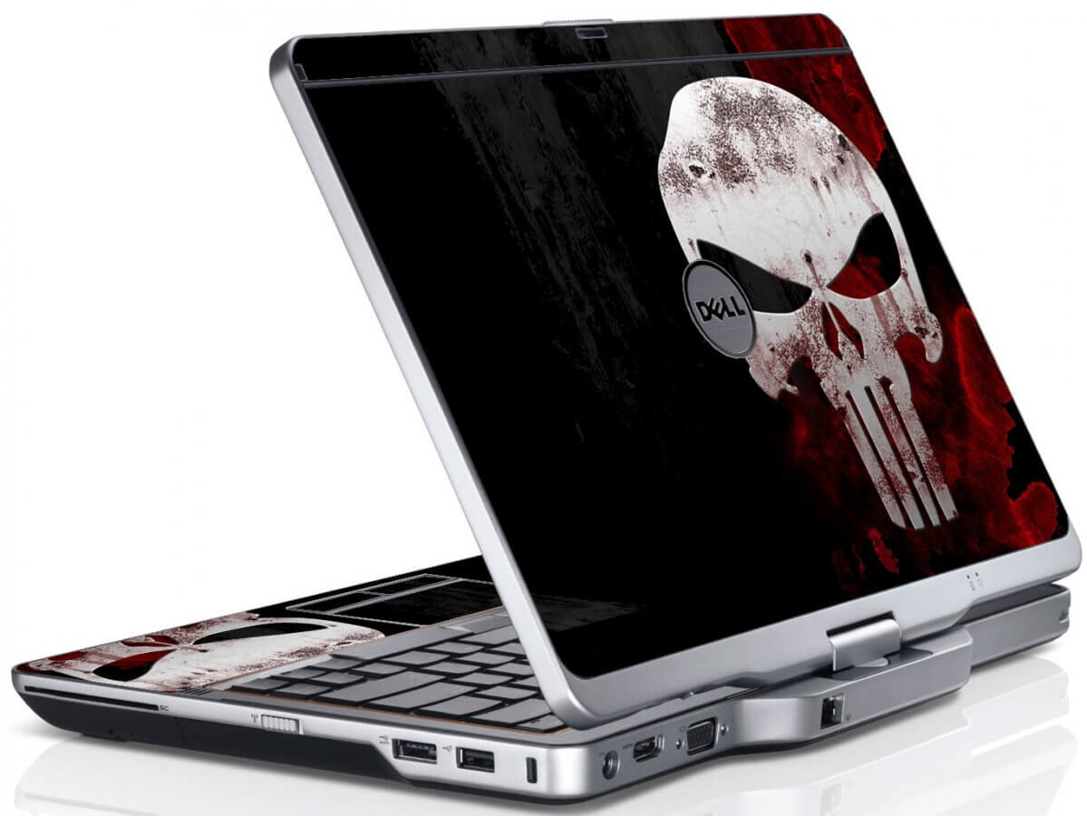 Punisher Skull Dell XT3 Laptop Skin