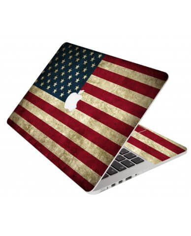 American Flag Apple Macbook Air 11 A1370 Laptop Skin