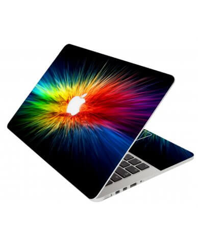Rainbow Burst Apple Macbook Original 13 A1181 Laptop Skin