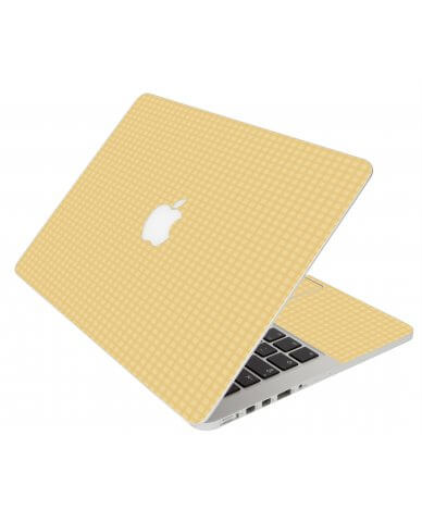 Warm Gingham Apple Macbook Original 13 A1181 Laptop Skin