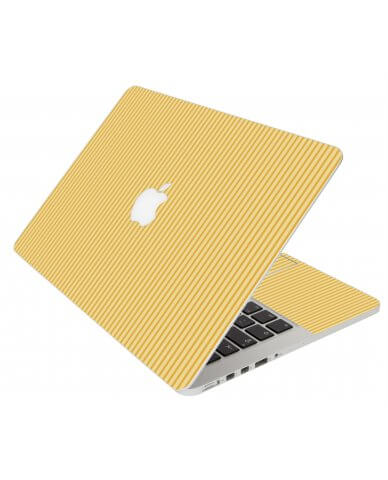 Warm Stripes Apple Macbook Original 13 A1181 Laptop Skin