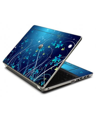 Blue Flowers 4535S Laptop Skin
