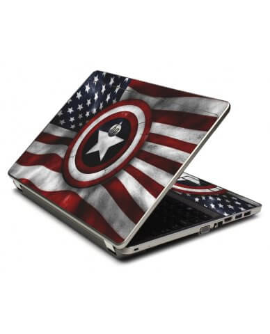 Capt America Flag 4535S Laptop Skin