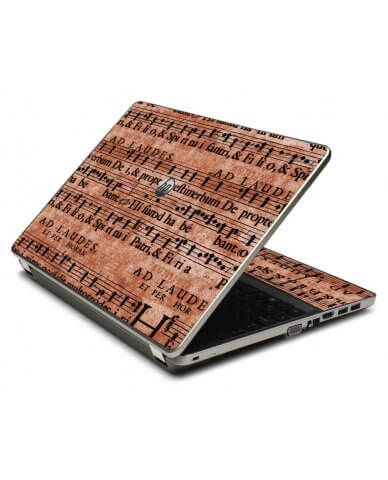 Latin Sheet Music 4535S Laptop Skin