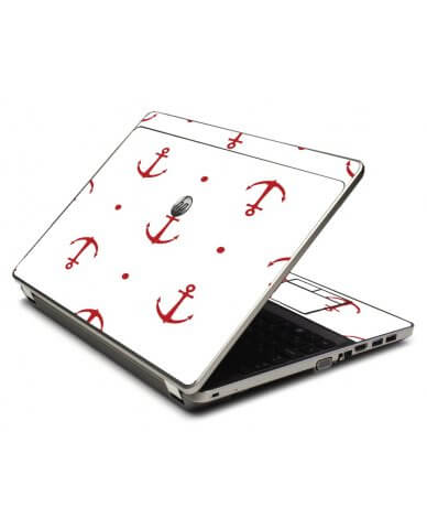 Red Anchors 4535S Laptop Skin