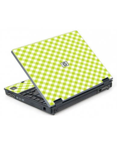 Green Checkered 6710B Laptop Skin