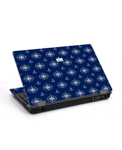 Nautical Anchors 6730B Laptop Skin