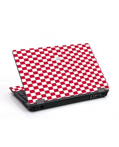 Red Checkered 6730B Laptop Skin