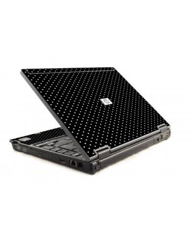 Black Polka Dots 6930P Laptop Skin
