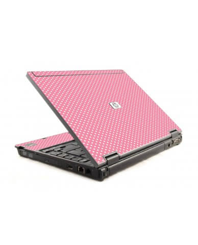 Retro Salmon Polka 6930P Laptop Skin
