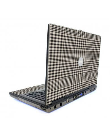 Grey Plaid Dell D620 Laptop Skin