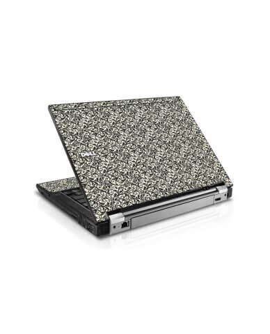 Black Versailles Dell E4300 Laptop Skin