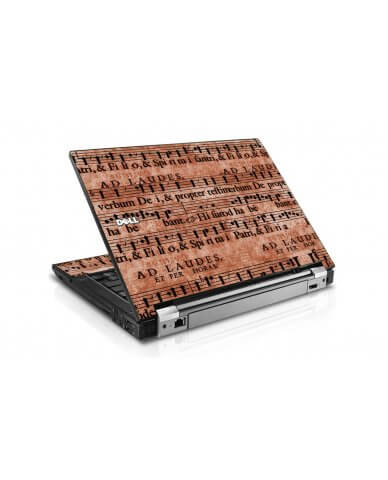 Latin Sheet Music Dell E4300 Laptop Skin 