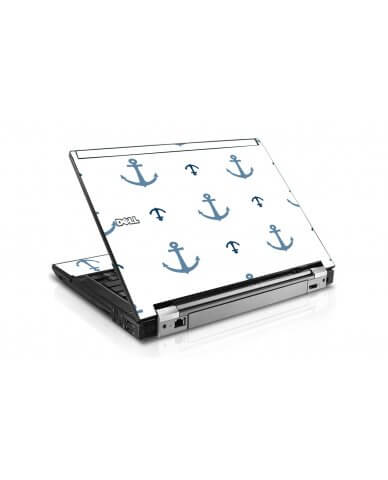 Multi Blue Anchors Dell E4300 Laptop Skin
