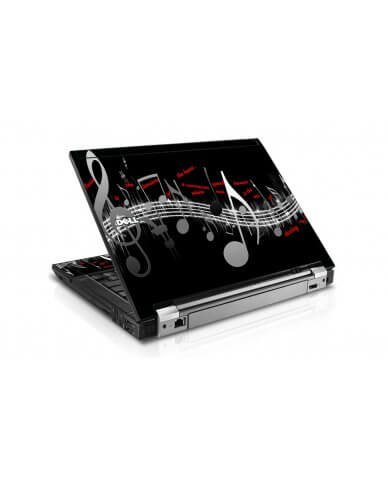 Music Notes Dell E4300 Laptop Skin