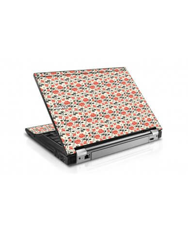 Pink Black Roses Dell E4310 Laptop Skin