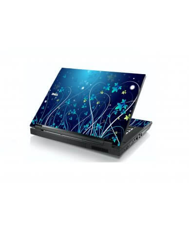 Blue Flowers Dell E5400 Laptop Skin