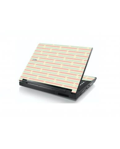 Crazy Circus Stripes Dell E5400 Laptop Skin