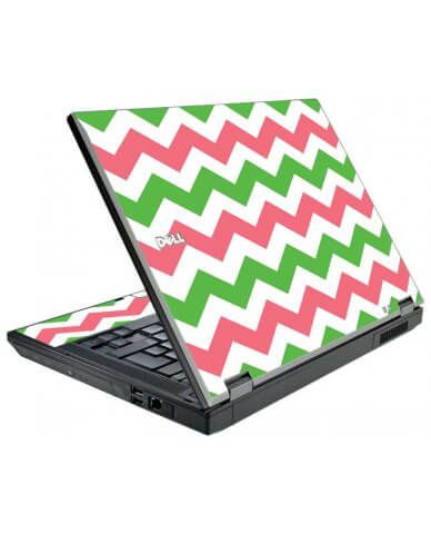 Green Pink Chevron Dell E5410 Laptop Skin