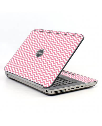 Pink Chevron Waves Dell E5420 Laptop Skin