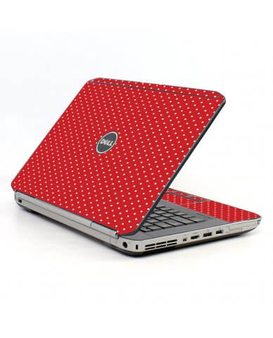 Red Polka Dot Dell E5420 Laptop Skin