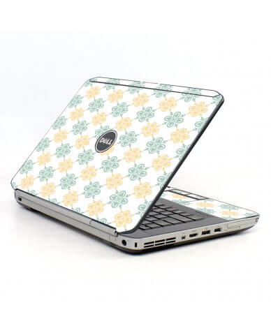 Yellow Green Flowers Dell E5420 Laptop Skin