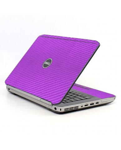 Purple Carbon Fiber Dell E5430 Laptop Skin