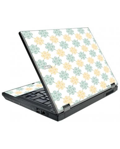 Yellow Green Flowers Dell E5500 Laptop Skin