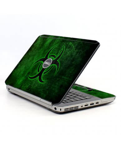 Green Biohazard Dell E5520 Laptop Skin