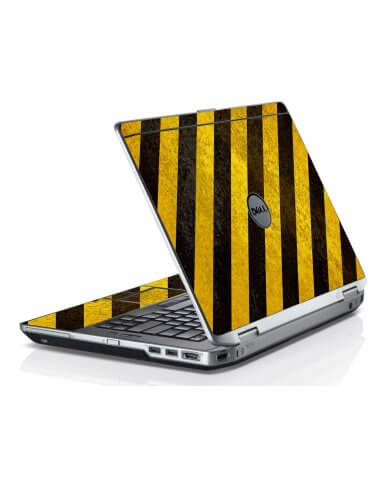 Caution Stripes Dell E6420 Laptop Skin