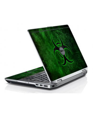 Green Biohazard Dell E6420 Laptop Skin