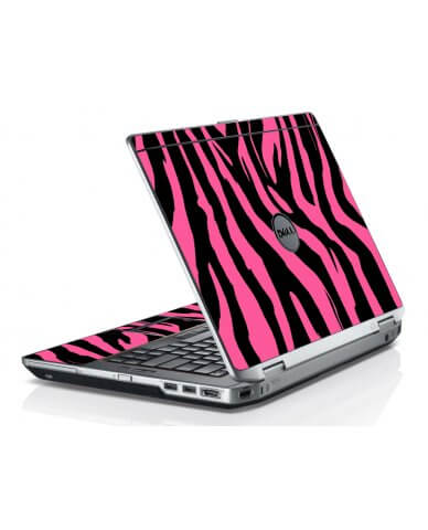 Pink Zebra Dell E6420 Laptop Skin