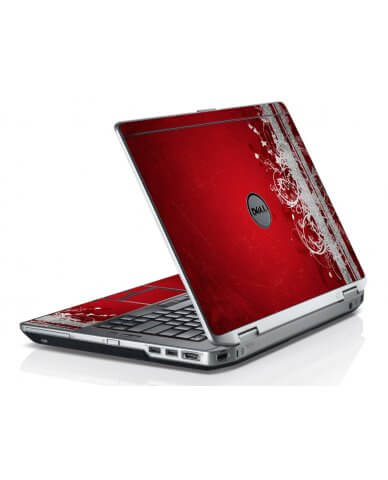 Red Grunge Dell E6430 Laptop Skin