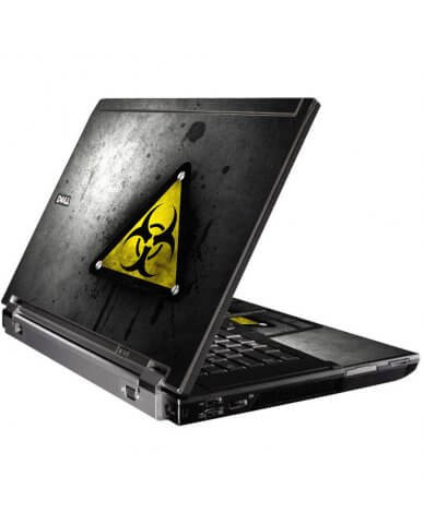 Black Caution Dell M4400 Laptop Skin