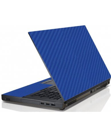 Blue Carbon Fiber Dell M4600 Laptop Skin
