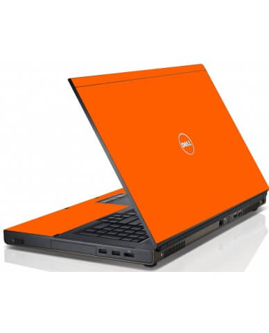 Orange Dell M4600 Laptop Skin