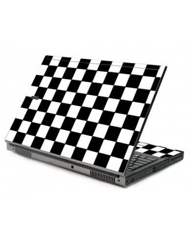Checkered Dell M6400 Laptop Skin