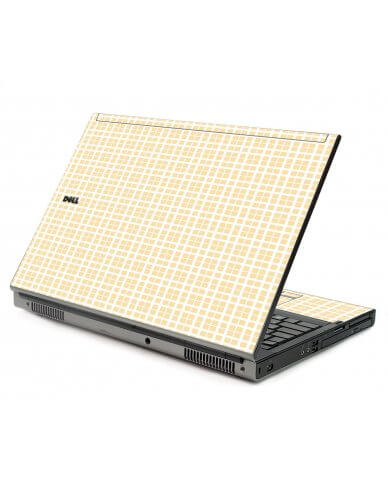 Warm Plaid Dell M6400 Laptop Skin