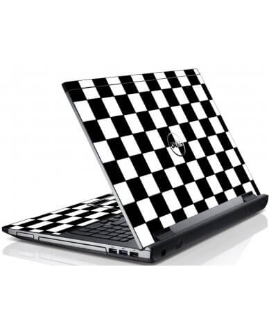 Checkered Dell V3550 Laptop Skin