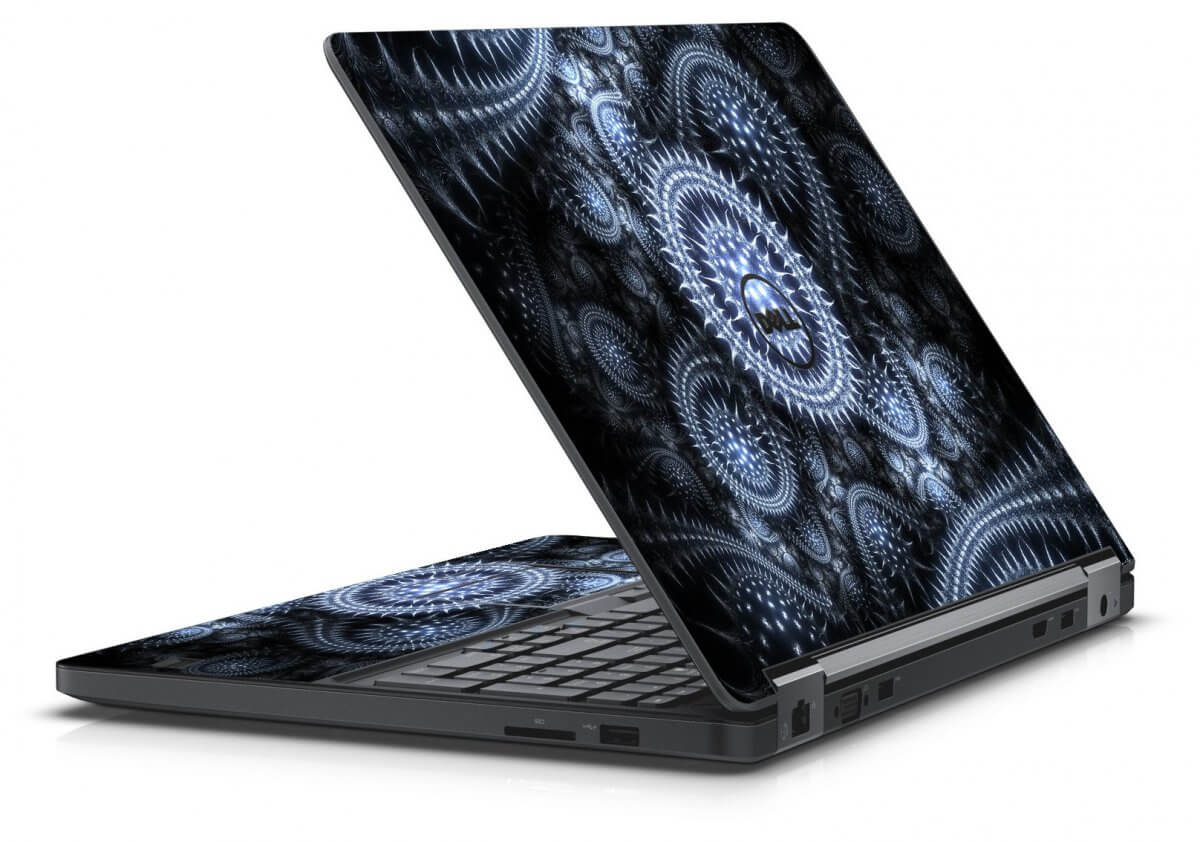 SILVER ABSTRACT DELL LATITUDE E5550 SKIN