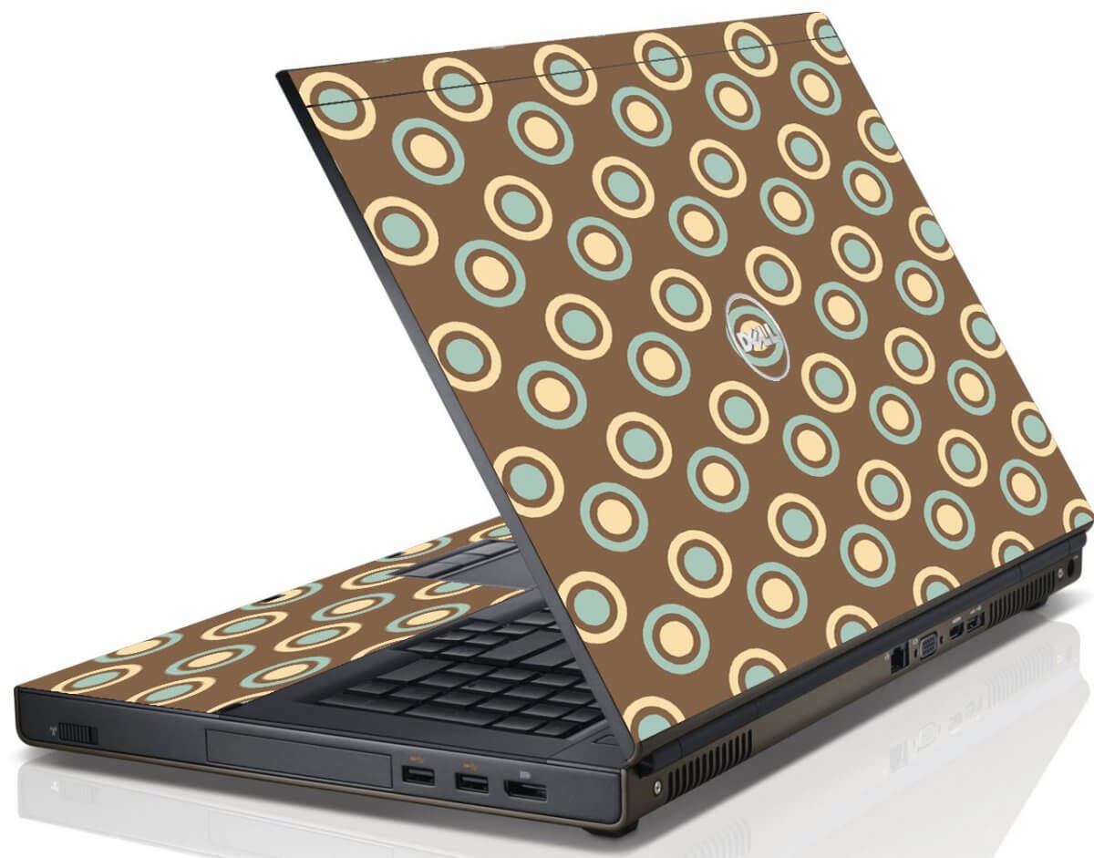 RETRO POLKA DOTS Dell Precision M4800 Laptop Skin