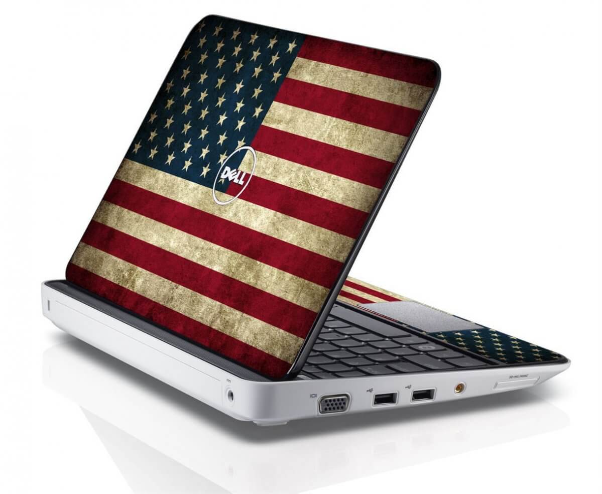 AMERICAN FLAG Dell Inspiron Mini 10 1012 Skin