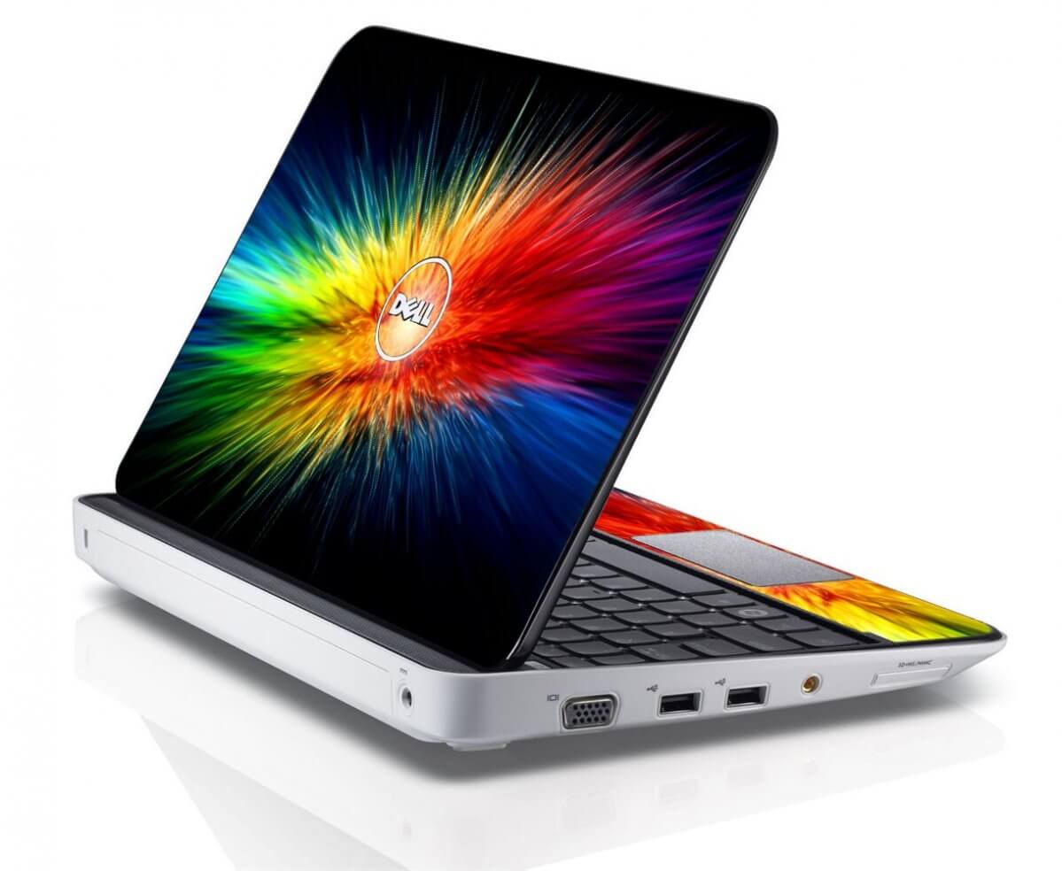 RAINBOW BURST Dell Inspiron Mini 10 1018 Skin