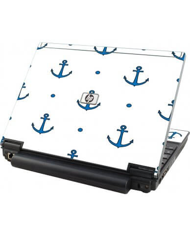 Blue Anchors HP Elitebook 2530P Laptop Skin