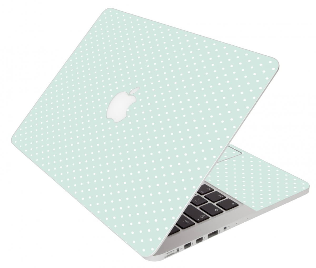 Light Blue Polka Apple Macbook Air 11 A1370 Laptop Skin