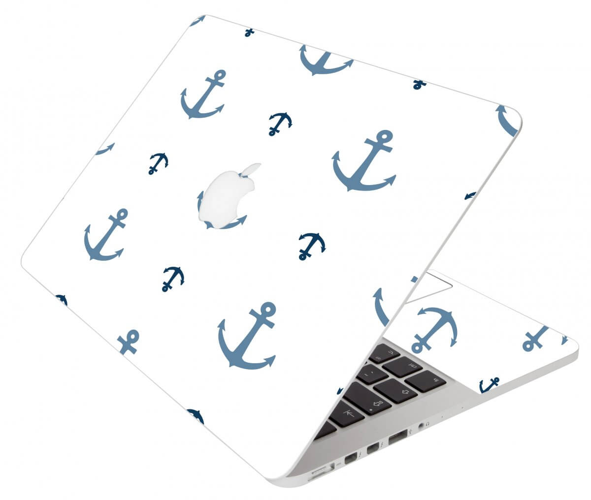 Multi Blue Anchors Apple Macbook Pro 15 A1286 Laptop Skin
