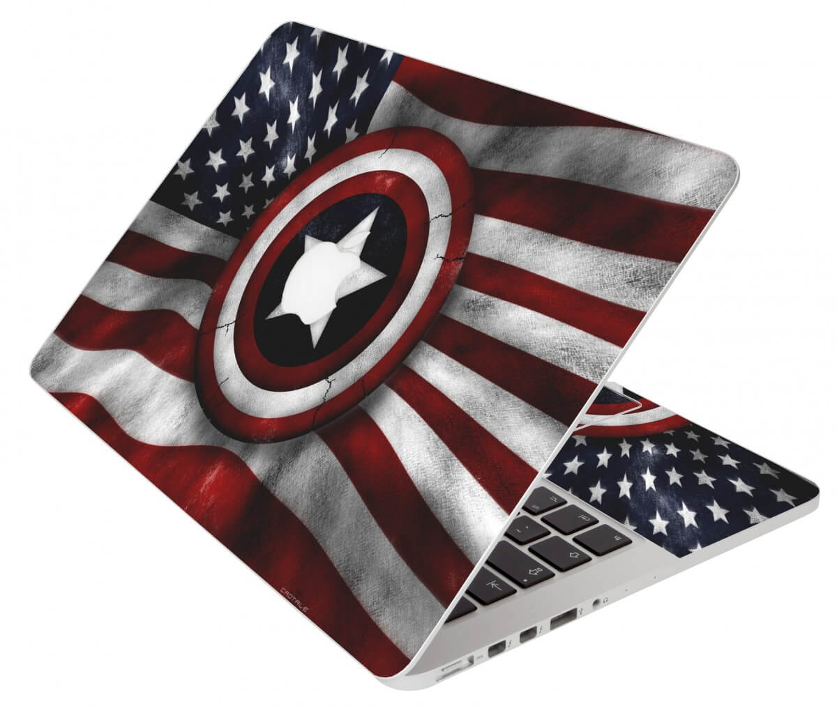 Capt America Flag Apple Macbook Pro 15 Retina A1398 Laptop Skin